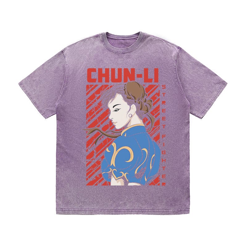 RDMCLOTHINGART tapestry hoodie CHUN-LI HEAVY COTTON TEES-9424