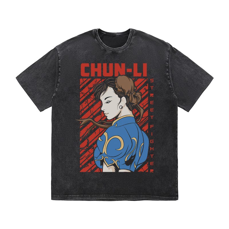 RDMCLOTHINGART tapestry hoodie CHUN-LI HEAVY COTTON TEES-9424