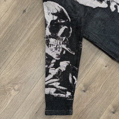 RDMCLOTHINGART tapestry hoodie CIGARETTE SKULL TAPESTRY JACKET