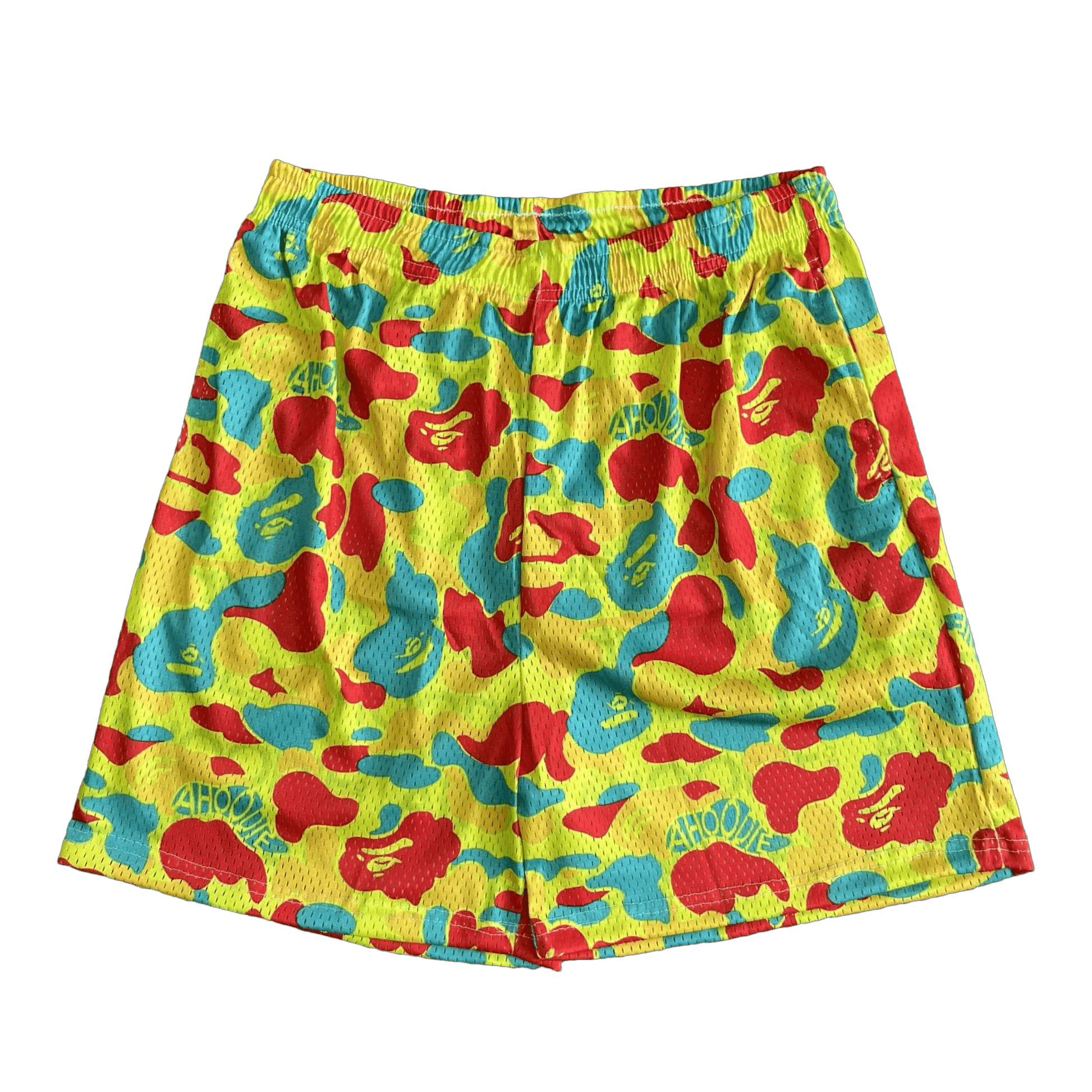 COLORFUL CAMO MESH SHORTS-8729 - RDMCLOTHINGART