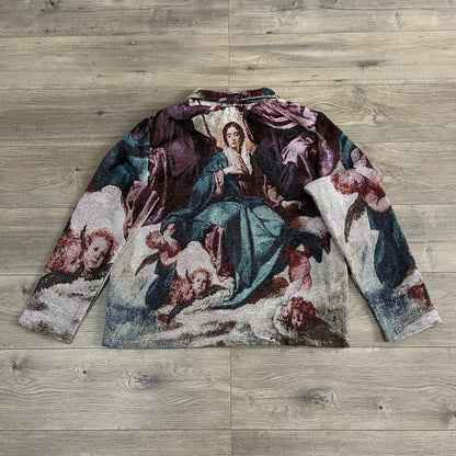 RDMCLOTHINGART tapestry hoodie CORONATION MARY TAPESTRY JACKET