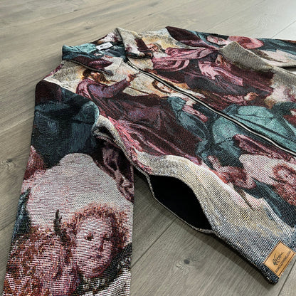 RDMCLOTHINGART tapestry hoodie CORONATION MARY TAPESTRY JACKET