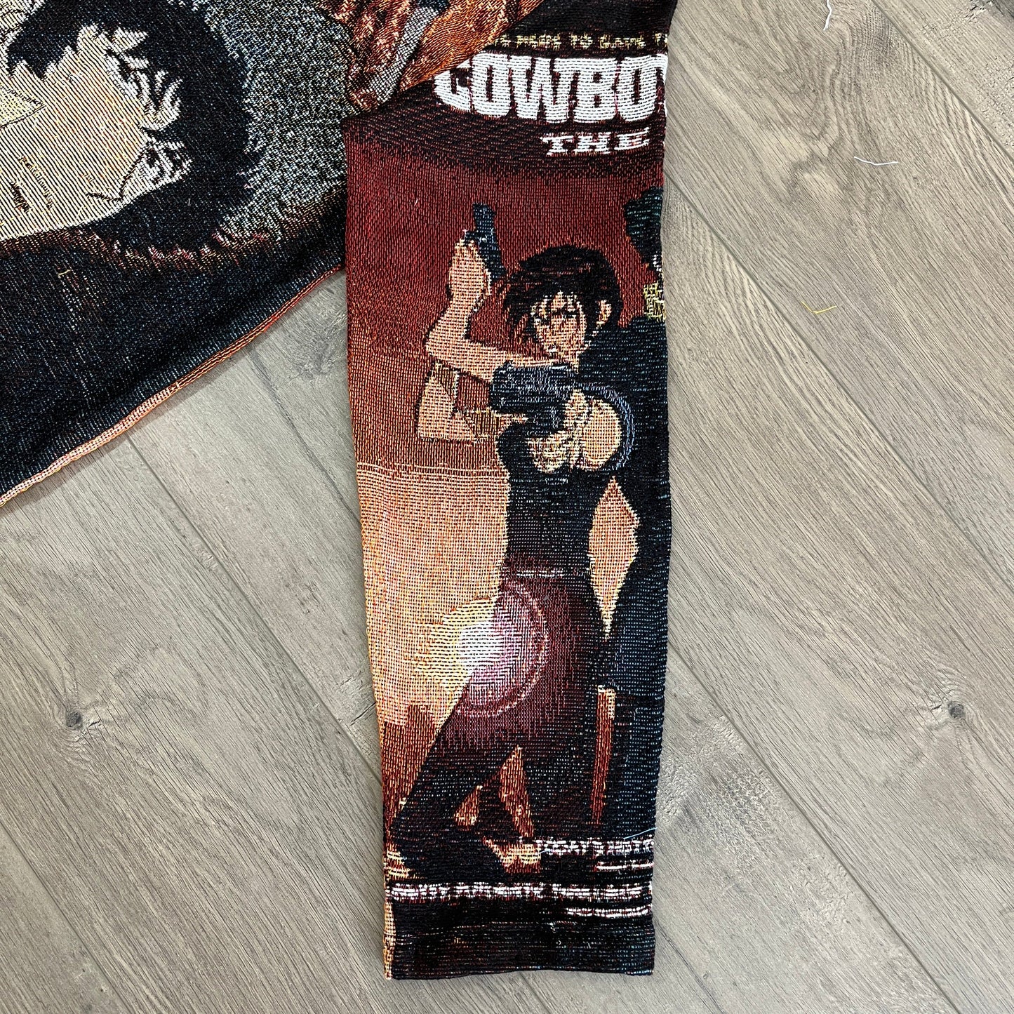 COWBOY BEBOP TAPESTRY HOODIE - RDMCLOTHINGART