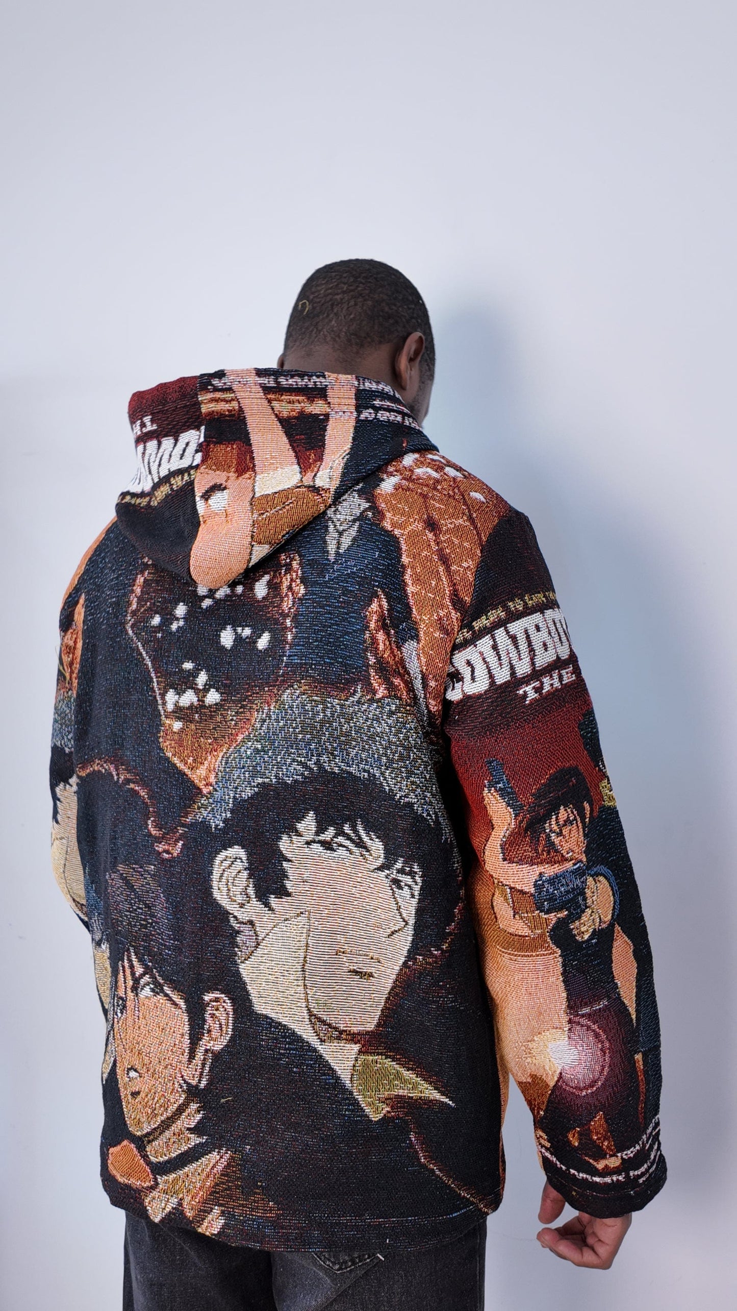 COWBOY BEBOP TAPESTRY HOODIE - RDMCLOTHINGART