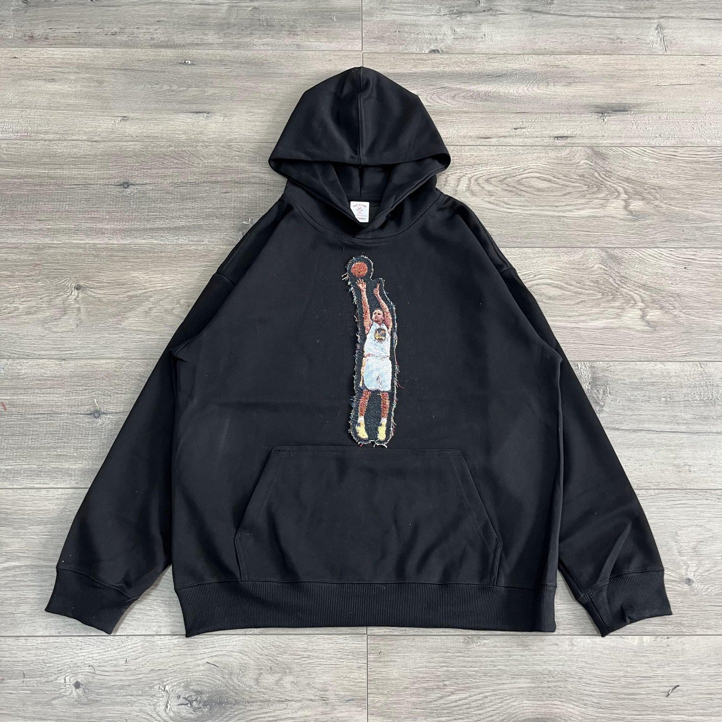 CURRY TAPESTRY PATCH HOODIE-9028 - RDMCLOTHINGART