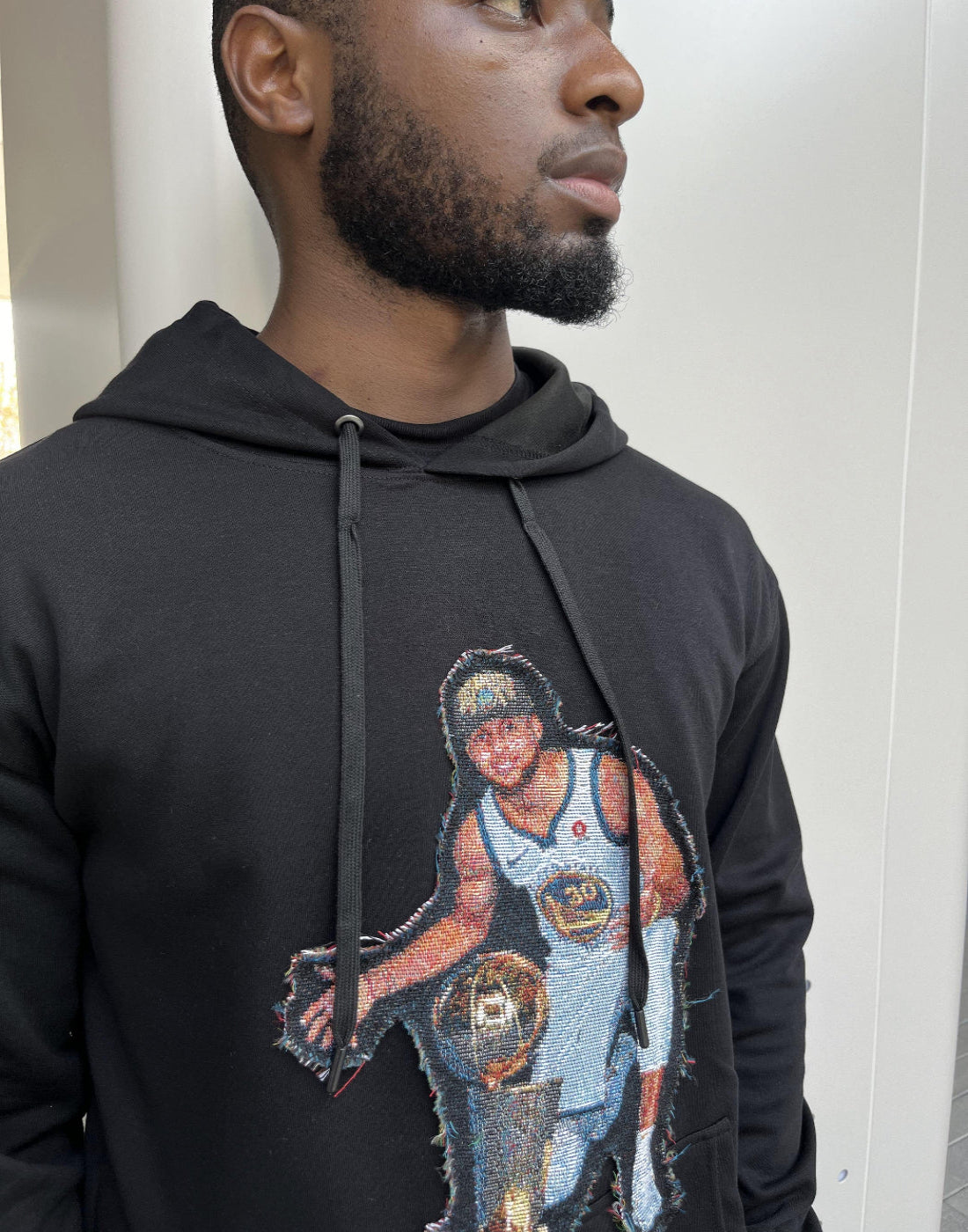 CURRY TAPESTRY PATCH HOODIE-9033 - RDMCLOTHINGART