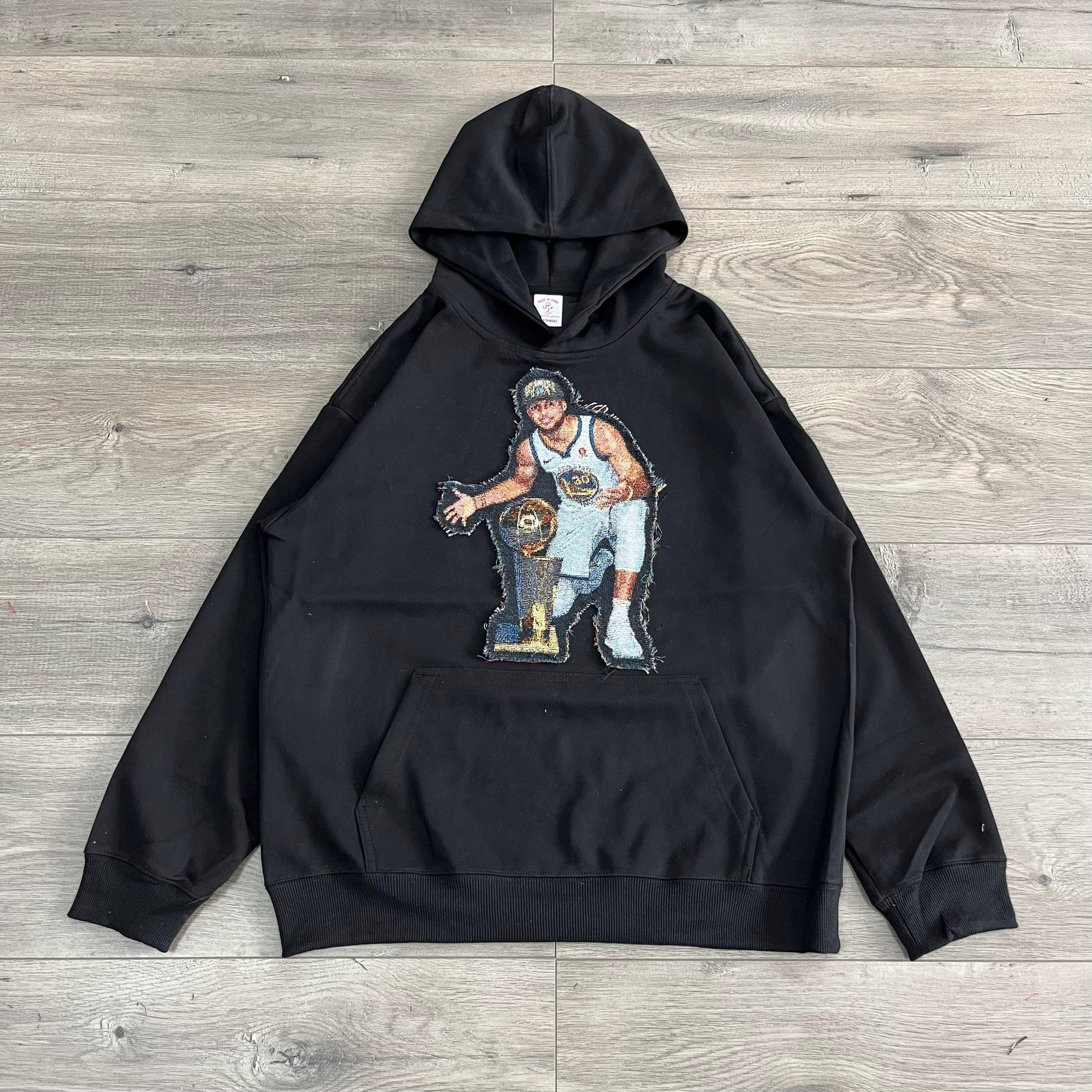 CURRY TAPESTRY PATCH HOODIE-9033 - RDMCLOTHINGART