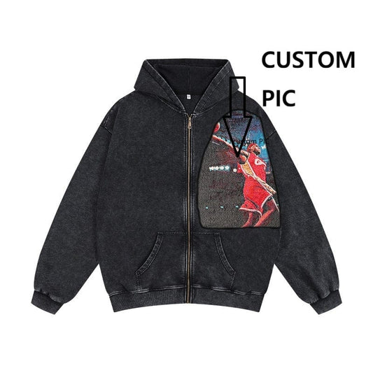 RDMCLOTHINGART tapestry hoodie CUSTOM TAPESTRY PATCH HOODIE