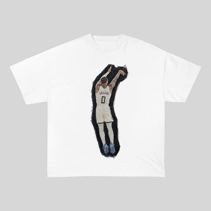 DAMEYTIME HEAVY WEIGHT PATCH TEE-8122 - RDMCLOTHINGART