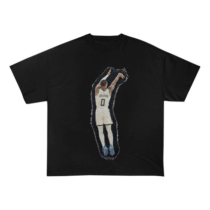 DAMEYTIME HEAVY WEIGHT PATCH TEE-8122 - RDMCLOTHINGART