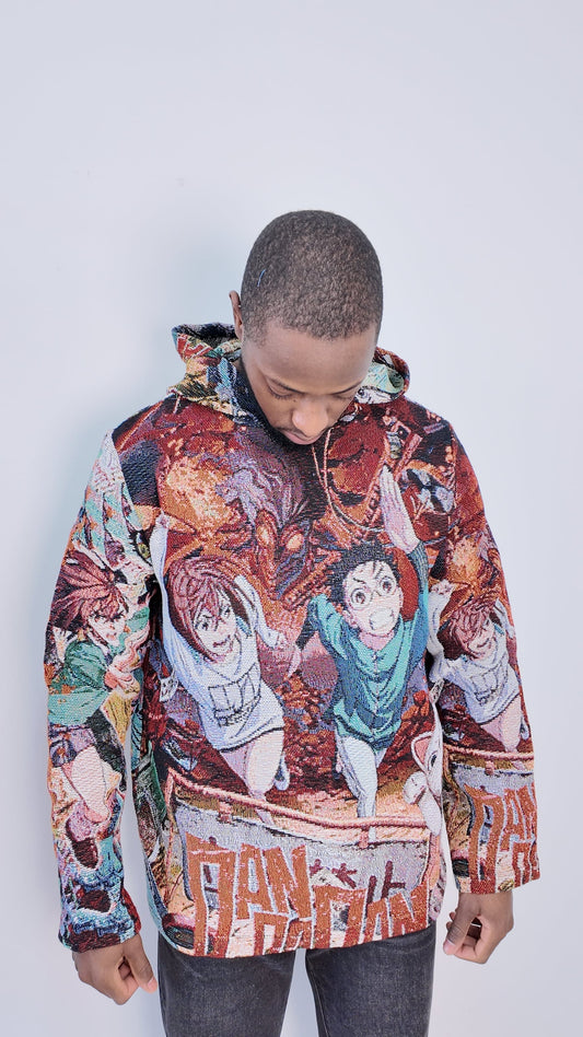 DANDADAN TAPESTRY HOODIE - RDMCLOTHINGART