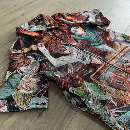 RDMCLOTHINGART tapestry hoodie DANDADAN TAPESTRY TEE