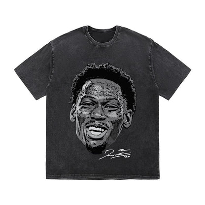 RDMCLOTHINGART tapestry hoodie DAVID HEAVY COTTON TEES-9551