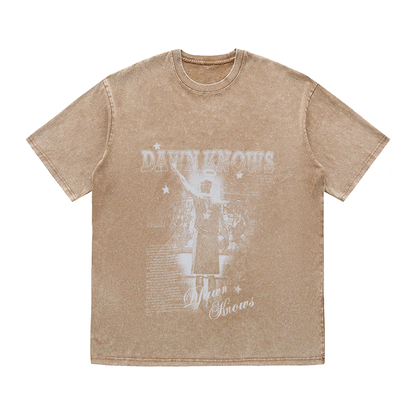 RDMCLOTHINGART tapestry hoodie DAWNKNOWS 2 HEAVY WEIGHT COTTON TEE-9308