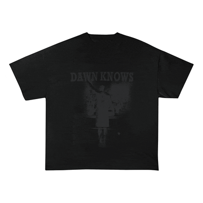 RDMCLOTHINGART tapestry hoodie DAWNKNOWS HEAVY WEIGHT COTTON TEE-9309