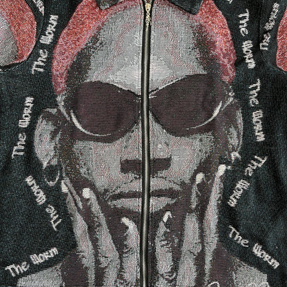 RDMCLOTHINGART tapestry hoodie DENNIS RODMAN TAPESTRY JACKET