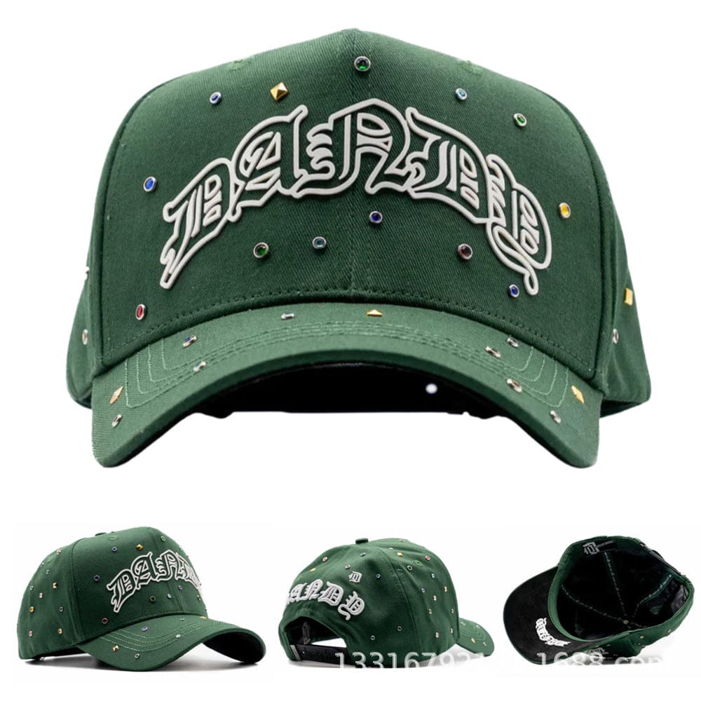 RDMCLOTHINGART Green tapestry hoodie DESIGN CAPS-60049