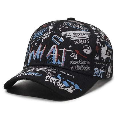 RDMCLOTHINGART Black-Blue tapestry hoodie DESIGN CAPS-60056