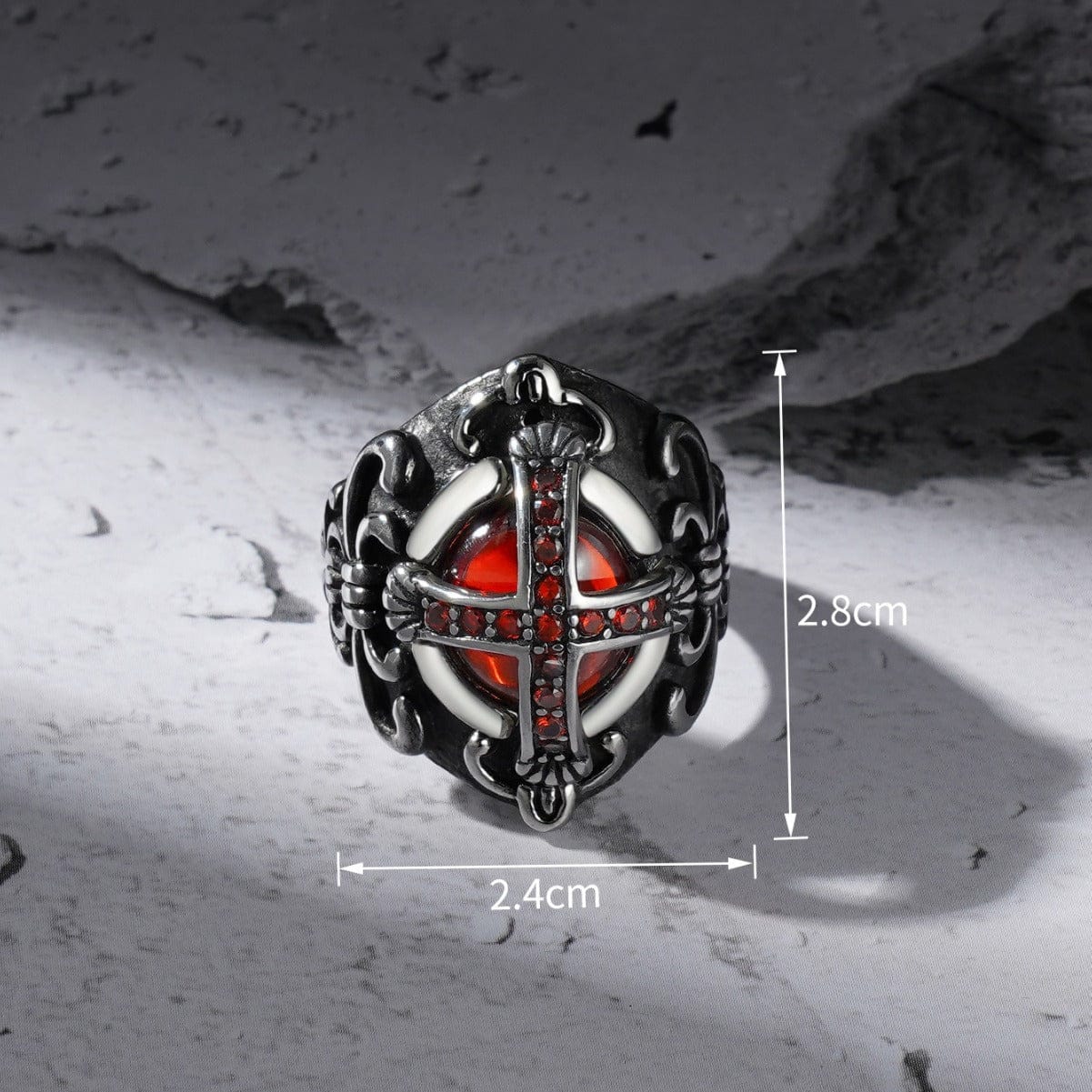 RDMCLOTHINGART tapestry hoodie Designed Finger Ring-10004