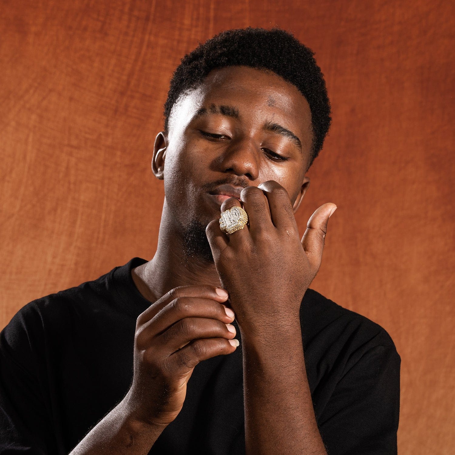 RDMCLOTHINGART tapestry hoodie Designed Finger Ring-10014