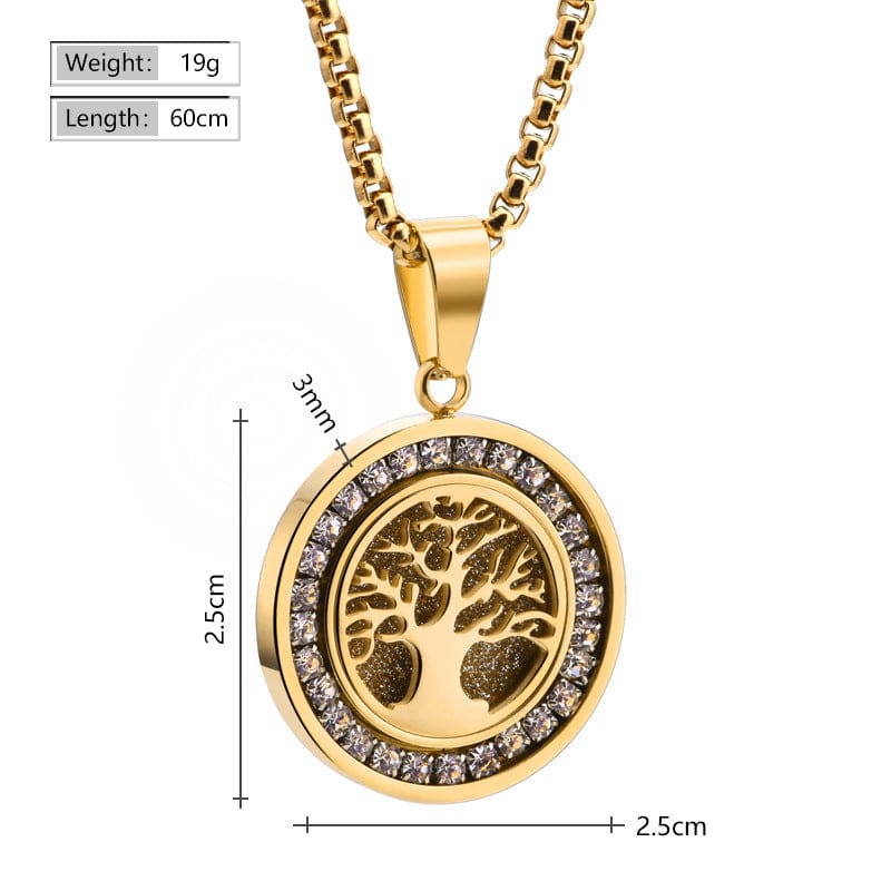 RDMCLOTHINGART 60 CM / Gold tapestry hoodie Designed Necklace-9035