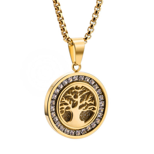 RDMCLOTHINGART 60 CM / Gold tapestry hoodie Designed Necklace-9035
