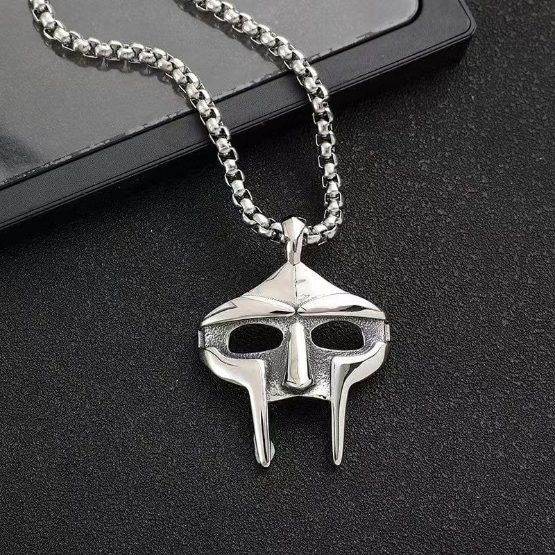 RDMCLOTHINGART 24 INCH / Silver tapestry hoodie Designed Necklace-9039