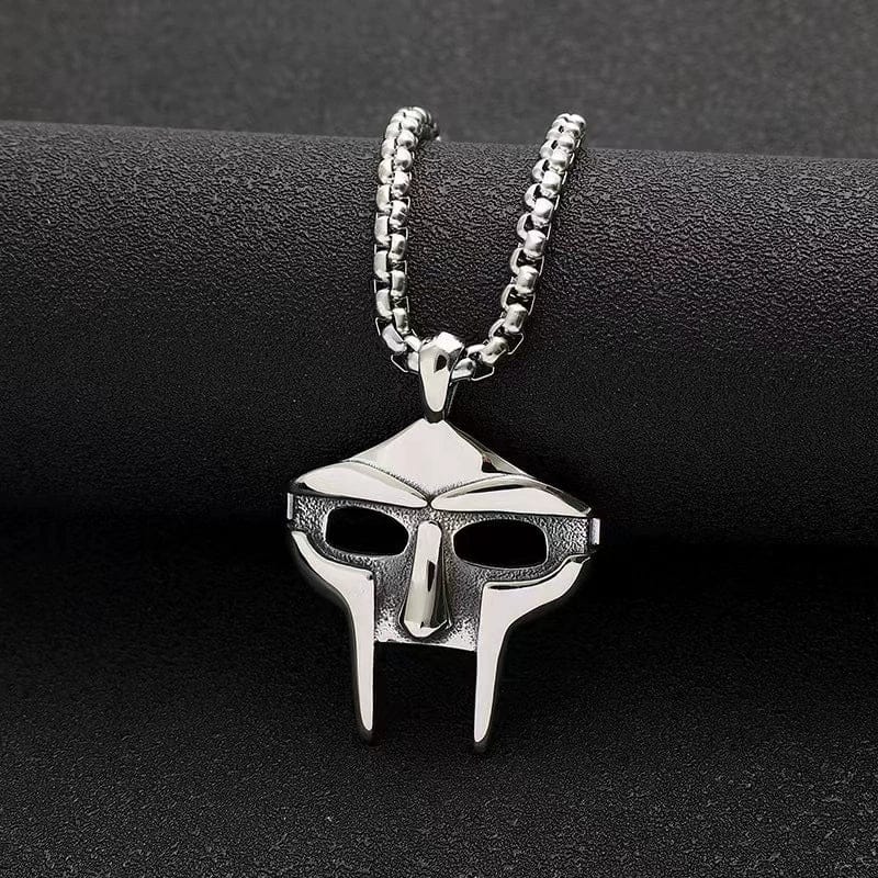 RDMCLOTHINGART 24 INCH / Silver tapestry hoodie Designed Necklace-9039