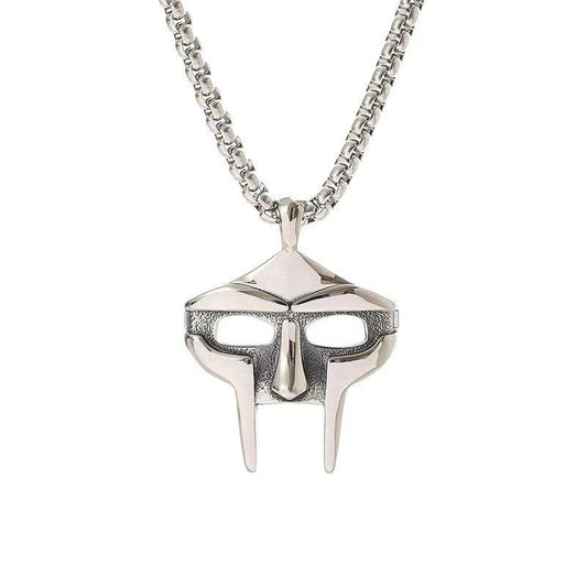 RDMCLOTHINGART 24 INCH / Silver tapestry hoodie Designed Necklace-9039