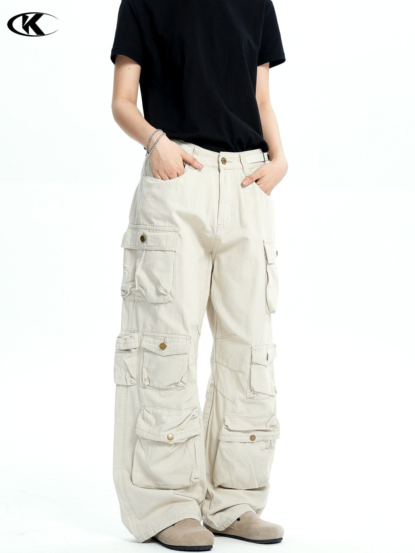 RDMCLOTHINGART tapestry hoodie DESIGNER CARGO PANTS-9002