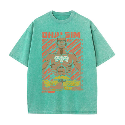 RDMCLOTHINGART tapestry hoodie DHALSIM HEAVY COTTON TEES-9425