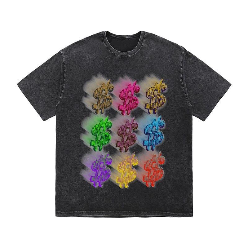 RDMCLOTHINGART tapestry hoodie DOLLAR LIFE HEAVY COTTON TEES-9676