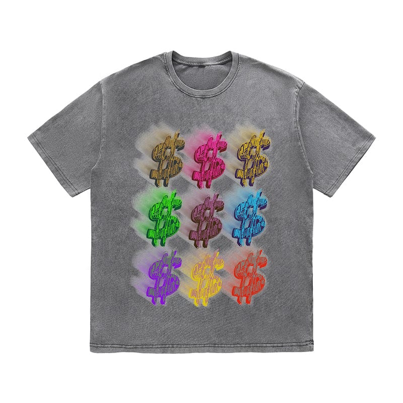 RDMCLOTHINGART tapestry hoodie DOLLAR LIFE HEAVY COTTON TEES-9676