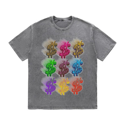 RDMCLOTHINGART tapestry hoodie DOLLAR LIFE HEAVY COTTON TEES-9676