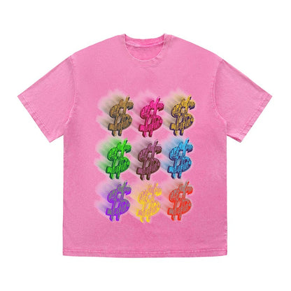 RDMCLOTHINGART tapestry hoodie DOLLAR LIFE HEAVY COTTON TEES-9676