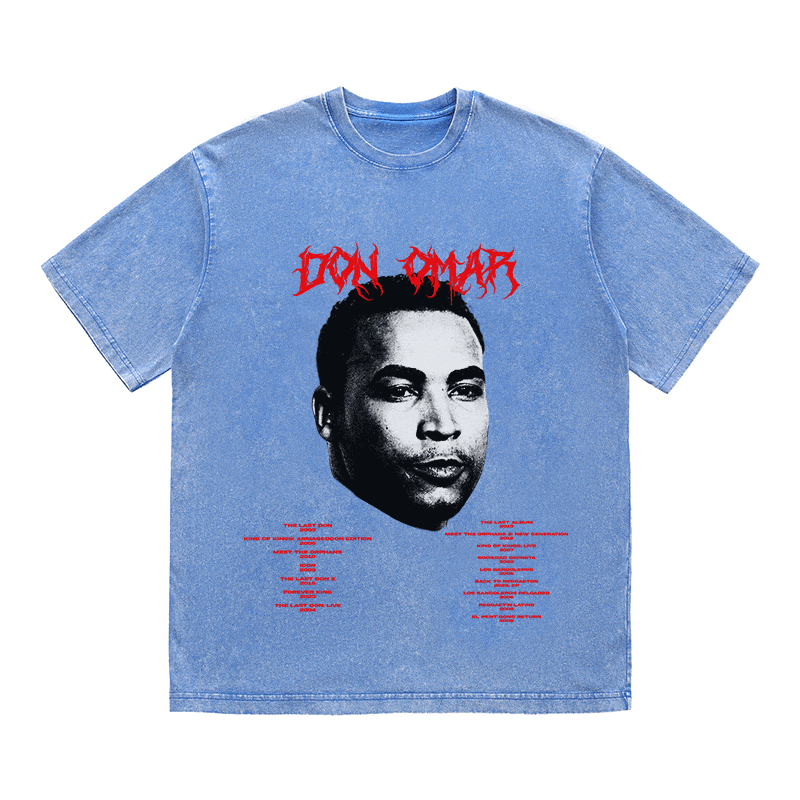 RDMCLOTHINGART tapestry hoodie DON OMAR HEAVY WEIGHT COTTON TEE-8928