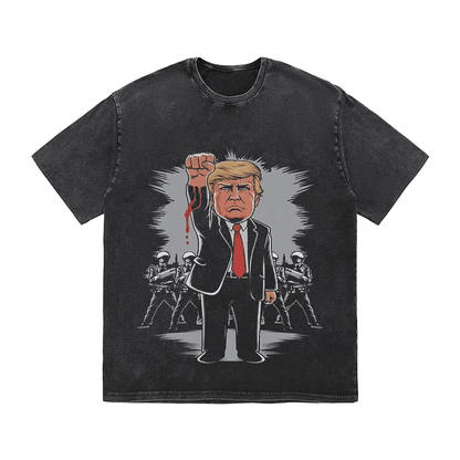 RDMCLOTHINGART tapestry hoodie DONALD HEAVY WEIGHT COTTON TEE-8739