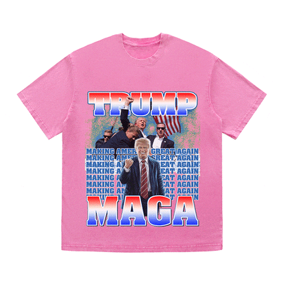 RDMCLOTHINGART tapestry hoodie DONALD HEAVY WEIGHT COTTON TEE-8741