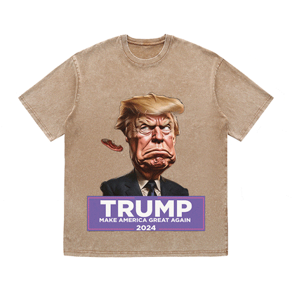 RDMCLOTHINGART tapestry hoodie DONALD HEAVY WEIGHT COTTON TEE-8748