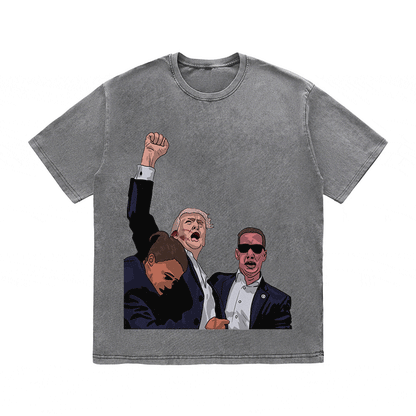 RDMCLOTHINGART tapestry hoodie DONALD HEAVY WEIGHT COTTON TEE-8754