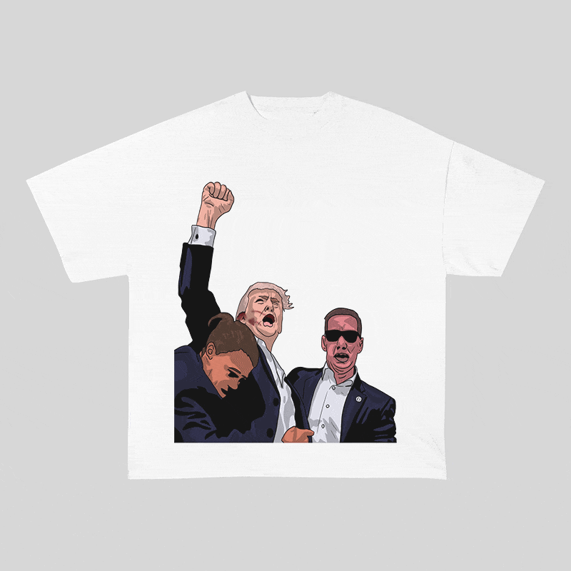 RDMCLOTHINGART tapestry hoodie DONALD HEAVY WEIGHT COTTON TEE-8754