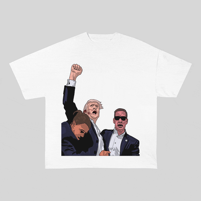 RDMCLOTHINGART tapestry hoodie DONALD HEAVY WEIGHT COTTON TEE-8754
