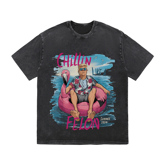 RDMCLOTHINGART tapestry hoodie DONALD HEAVY WEIGHT COTTON TEE-8758