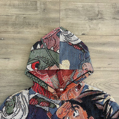 DRAGON TAPESTRY HOODIE - RDMCLOTHINGART