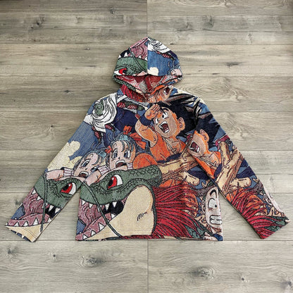 DRAGON TAPESTRY HOODIE - RDMCLOTHINGART