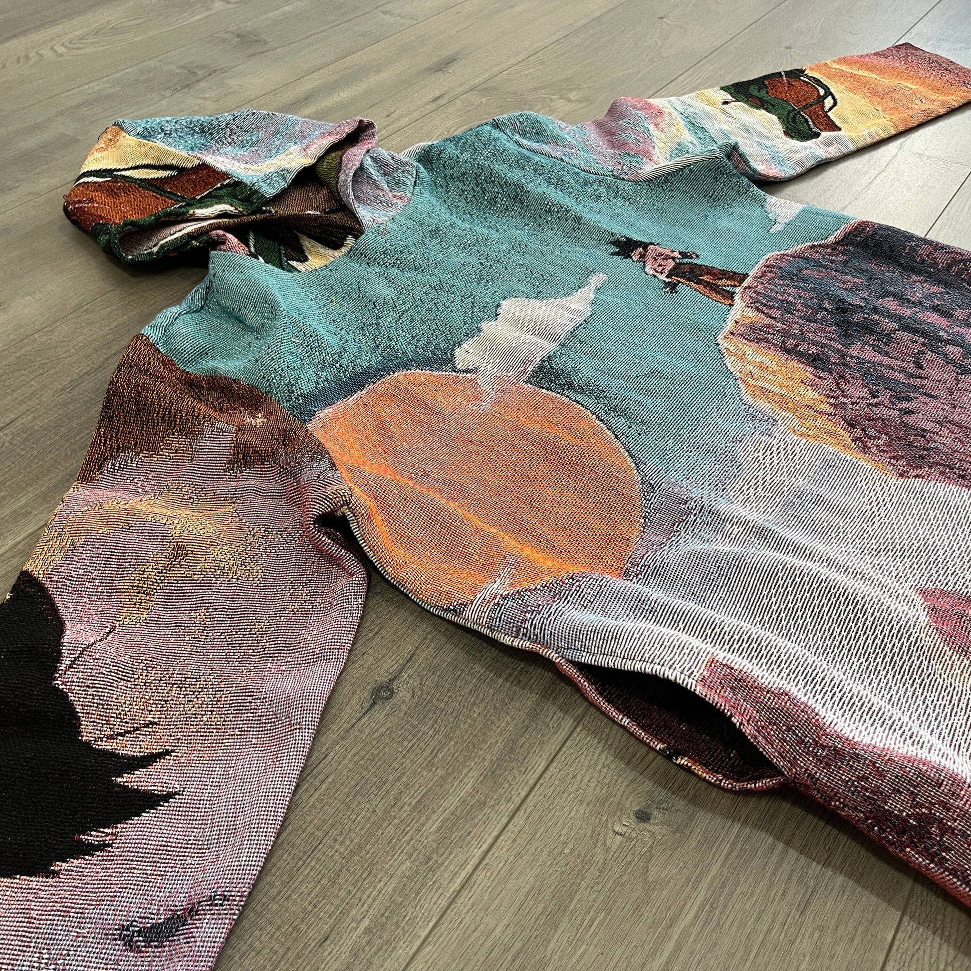 DRAGON V2 TAPESTRY HOODIE - RDMCLOTHINGART