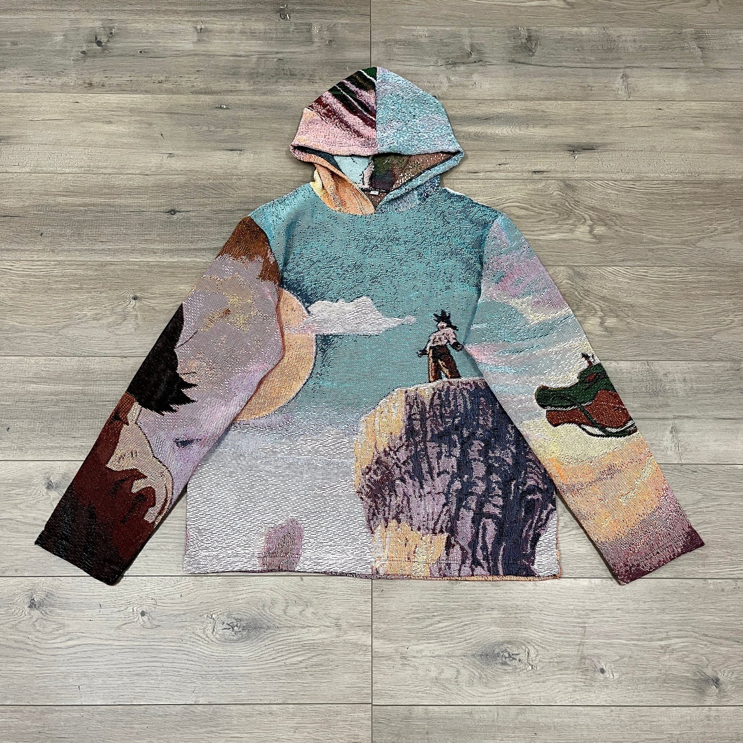 DRAGON V2 TAPESTRY HOODIE - RDMCLOTHINGART