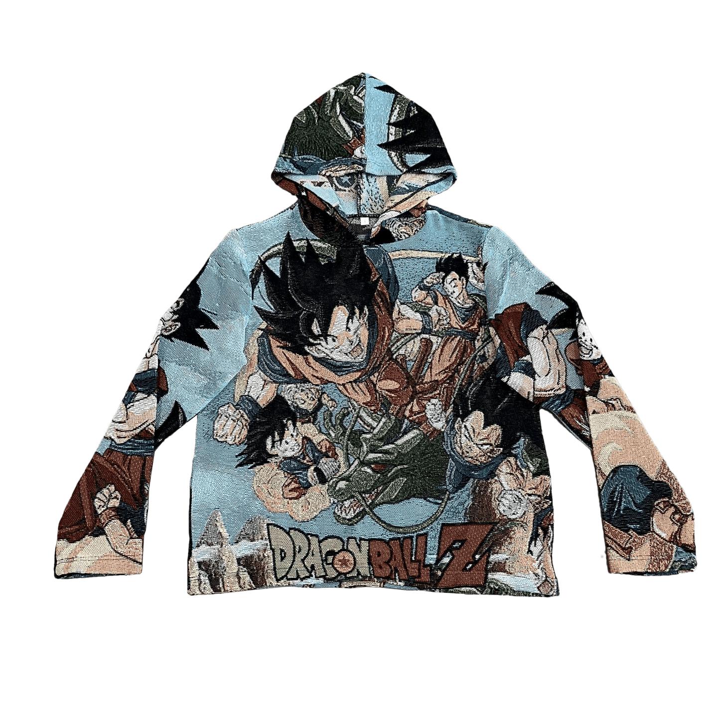 DRAGONBALL V2 TAPESTRY HOODIE - RDMCLOTHINGART