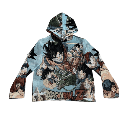 DRAGONBALL V2 TAPESTRY HOODIE - RDMCLOTHINGART