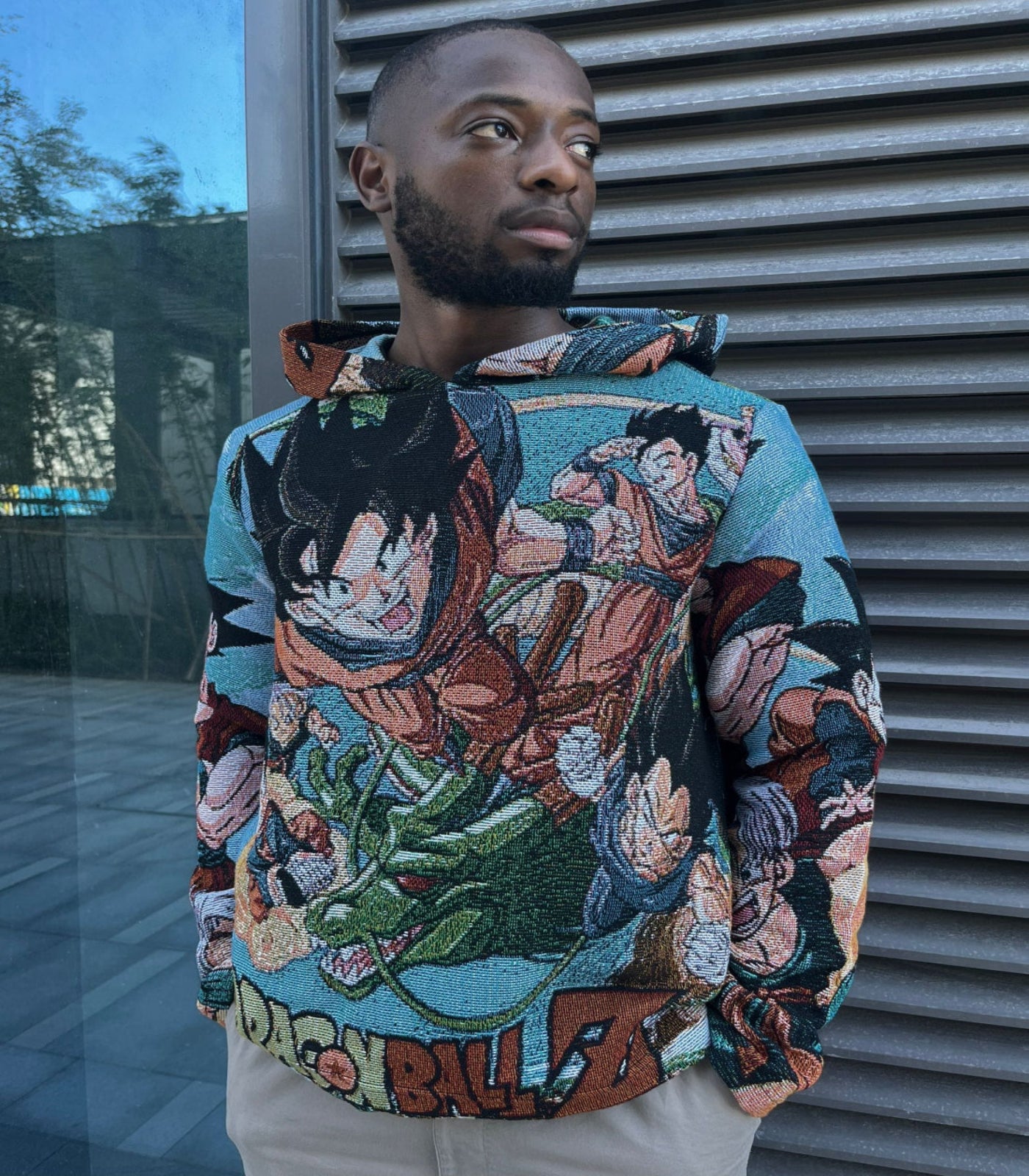 DRAGONBALL V2 TAPESTRY HOODIE - RDMCLOTHINGART